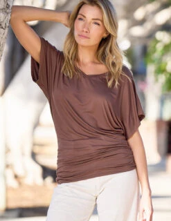 Bamboo Dolman Tunic - Chocolate -Sivana Spirit Shop DSC03178 f7f5459a 90f0 4c1e 8bdd 0a86b60ccf5b