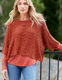 Handwoven Riva Knit Crop Poncho 24 Handwoven Riva Knit Crop Poncho -Sivana Spirit Shop DSC04190