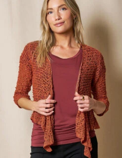 Handwoven Riva Knit Crop -Sivana Spirit Shop LR13 CIN