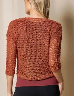 Handwoven Riva Knit Crop -Sivana Spirit Shop LR13 CIN 2