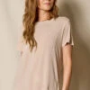 Bamboo Pocket Sleep Tee - Almond