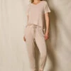 Bamboo Sleep Joggers - Almond
