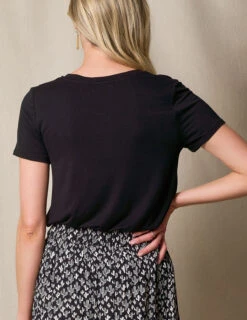 Bamboo V-Neck Tee -Sivana Spirit Shop SIVANA032120245393 F