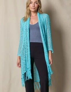 Handwoven Riva Knit Duster -Sivana Spirit Shop SIVANA032120245506 W