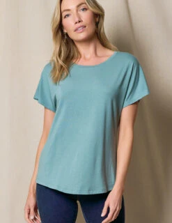 Bamboo / Organic Cotton Dolman Tee - Marmalade Small Only -Sivana Spirit Shop SIVANA032120245839