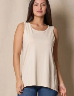 Bamboo / Organic Cotton Boxy Tank -Sivana Spirit Shop SIVANA032820246753
