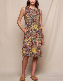 Linen / Bamboo Shift Dress -Sivana Spirit Shop SIVANA0415252390