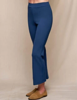 Bamboo Ponte Knit Flare Pants - Navy -Sivana Spirit Shop SIVANA0415252567 final