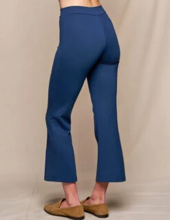 Bamboo Ponte Knit Flare Pants - Navy -Sivana Spirit Shop SIVANA0415252572 final