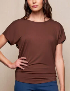 Bamboo Scoop Neck Dolman Tunic - Cocoa -Sivana Spirit Shop SIVANA0415252608 final 478c4679 6703 4ea3 be3d 9ab7d321fa92