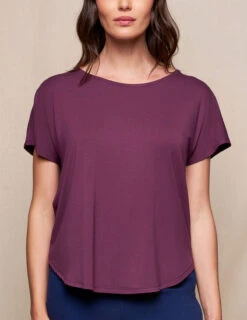 Bamboo Dolman Tee - Fig