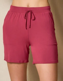 Bamboo Sleep Shorts - Burgundy Rose -Sivana Spirit Shop SIVANA052320248346