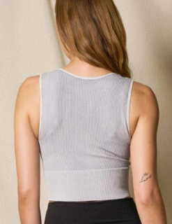 Control Fit Vintage Deep V Crop -Sivana Spirit Shop SIVANA052320249105