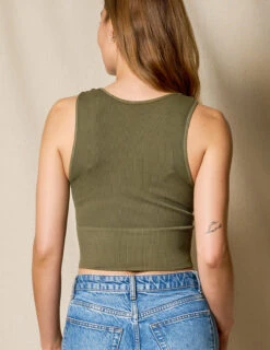 Control Fit Vintage Deep V Crop -Sivana Spirit Shop SIVANA052320249207