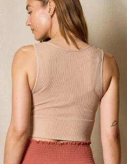 Control Fit Vintage Deep V Crop -Sivana Spirit Shop SIVANA052320249273