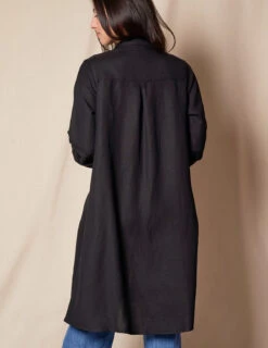 Linen / Bamboo Shirtdress - Black -Sivana Spirit Shop SIVANA070320248993 2d827161 0a5c 41e5 9742 55ce62a935d9