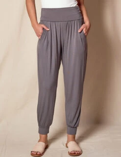 Foldover Waist Bamboo Joggers -Sivana Spirit Shop SIVANA070320249123 2