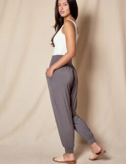 Foldover Waist Bamboo Joggers -Sivana Spirit Shop SIVANA070320249154