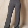Bamboo / Organic Cotton Classic Straight Leg Pants - Grey