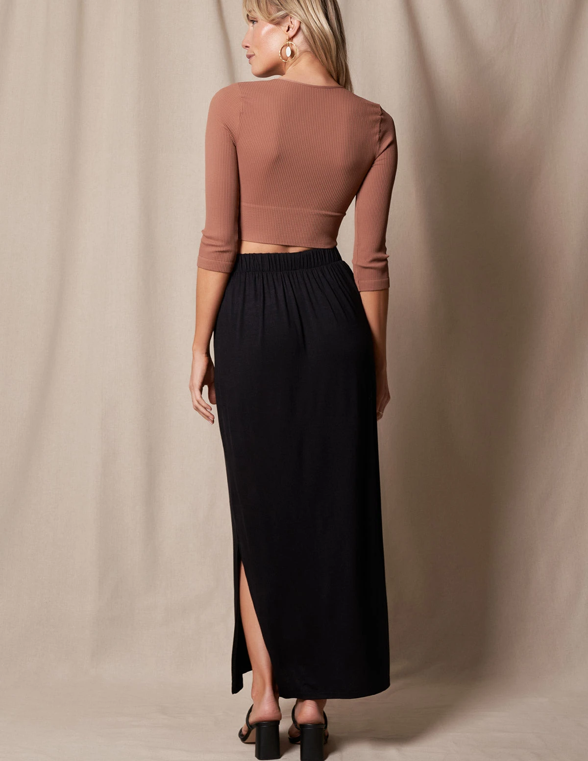 Bamboo Straight Maxi Skirt 2 Bamboo Straight Maxi Skirt - Image 2