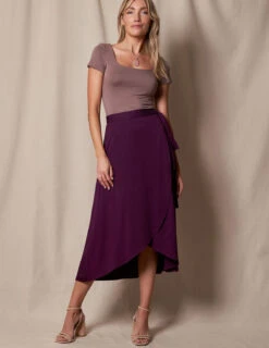 Bamboo / Organic Cotton Wrap Skirt - Plum -Sivana Spirit Shop SIVANA08 24 2023 4369 a4967be9 5bcf 4598 8918 a3fe3c44e92c