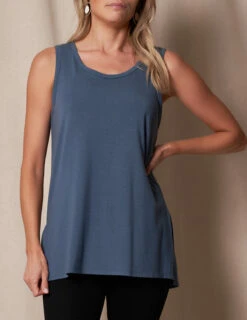 Bamboo / Organic Cotton Boxy Tank -Sivana Spirit Shop SIVANA08 24 2023 4584 1