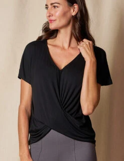Bamboo Twist Front Top