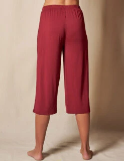 Bamboo Capri Pajama Pants - Burgundy -Sivana Spirit Shop SIVANA101120249102 final