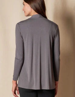 Bamboo 240 Banded Front Jacket - Grey -Sivana Spirit Shop SIVANA101120249300 final W