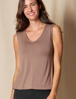 Bamboo Flowy V-Neck Tank -Sivana Spirit Shop SIVANA101120249368 final