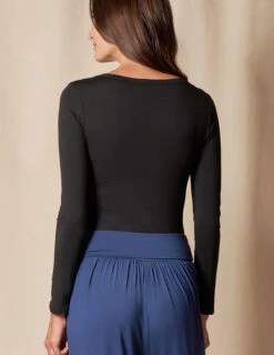 Bamboo Close Fit Long Sleeve Tee - Black -Sivana Spirit Shop SIVANA101120249407 final T 97ecdde2 76e6 48e2 a7a7 f7b612ed3e4c