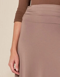 Bamboo Shirred Waist Skirt - Mocha -Sivana Spirit Shop SIVANA101120249667 final c5bb66d1 6c9c 4067 8d0f 73b475b51c01