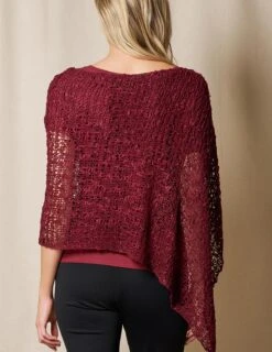 Handwoven Riva Knit Poncho -Sivana Spirit Shop SIVANA1031 0486 final T