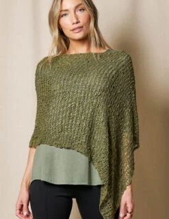 Handwoven Riva Knit Poncho -Sivana Spirit Shop SIVANA1031 0545 final T