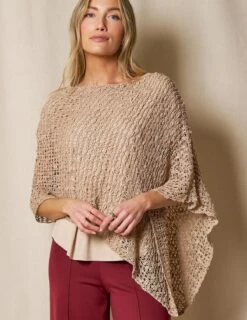 Handwoven Riva Knit Poncho -Sivana Spirit Shop SIVANA1031 1039 final T