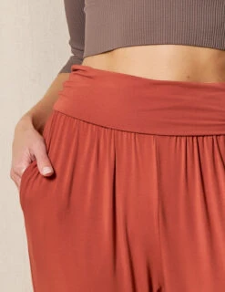 Foldover Waist Bamboo Joggers -Sivana Spirit Shop SIVANA1031 1093 final D