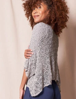 Handwoven Riva Knit Crop Poncho 38 Handwoven Riva Knit Crop Poncho -Sivana Spirit Shop SIVANA11012023 6124