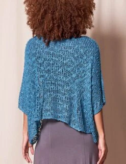 Handwoven Riva Knit Crop Poncho 32 Handwoven Riva Knit Crop Poncho -Sivana Spirit Shop SIVANA11012023 6201