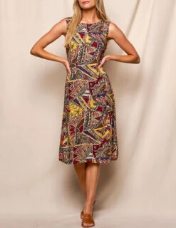 Linen / Bamboo Shift Dress -Sivana Spirit Shop SIVANA3122