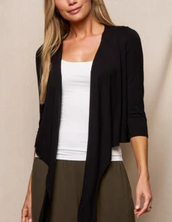 Bamboo Open Front Shrug - Black -Sivana Spirit Shop SIVANA3263 ce80616f 1700 405f a066 7226a096ac1e