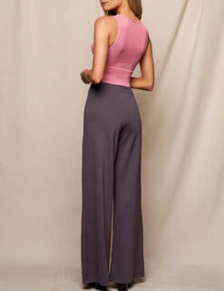 Bamboo Ponte Wide Leg Pants - Grey 16 Bamboo Ponte Wide Leg Pants - Grey -Sivana Spirit Shop SIVANA3449