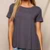 Bamboo Relaxed Tee - Grey