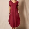 Bamboo Sleep Dress - Burgundy