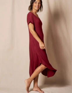 Bamboo Sleep Dress - Burgundy 7 Bamboo Sleep Dress - Burgundy -Sivana Spirit Shop SIVANASPIRIT 08292024 2770