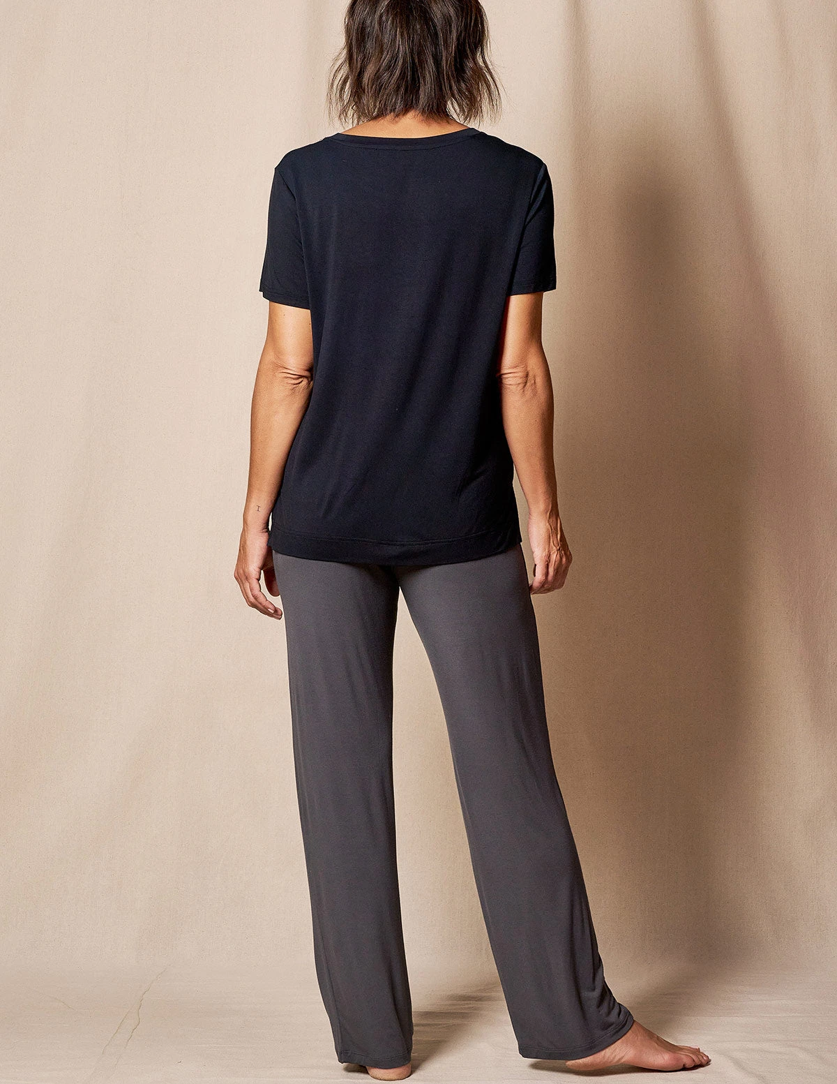 Bamboo Sleep Pants - Grey 2 Bamboo Sleep Pants - Grey - Image 2