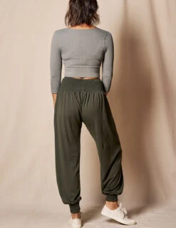 Bamboo / Organic Cotton Taj Pocket Pants - Juniper -Sivana Spirit Shop SIVANASPIRIT 08292024 3423
