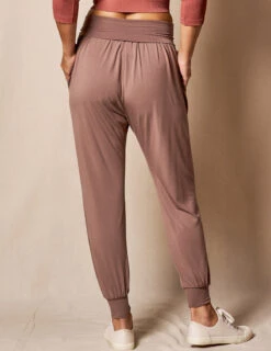 Foldover Waist Bamboo Joggers -Sivana Spirit Shop SIVANASPIRIT 08292024 4262