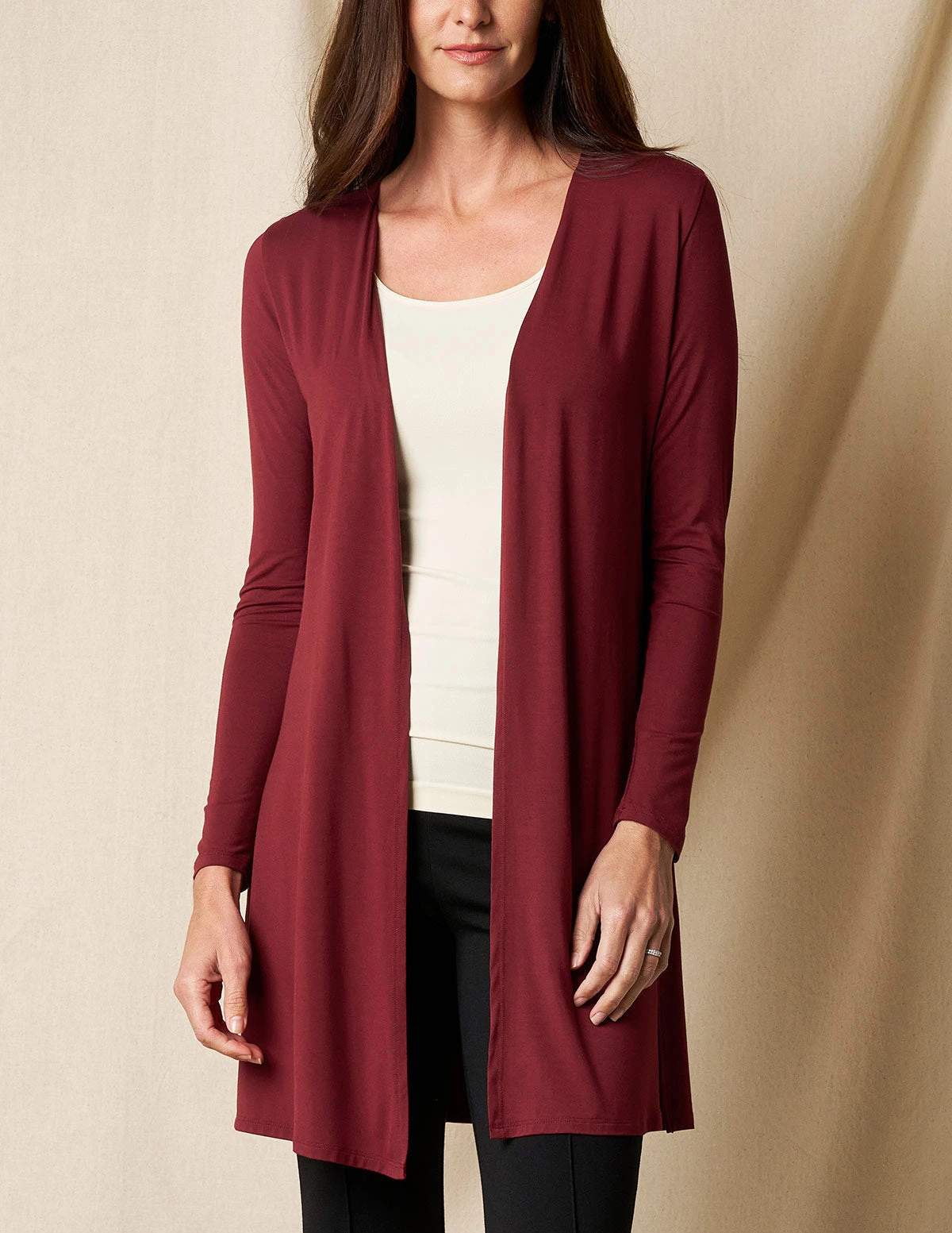 Bamboo Yoga Wrap - Cabernet 1 Bamboo Yoga Wrap - Cabernet