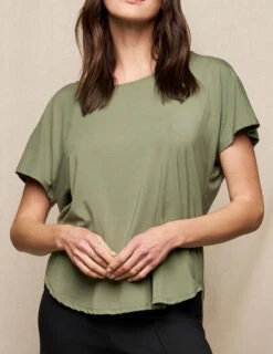 Bamboo Dolman Tee - Sage