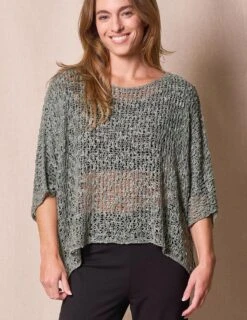 Handwoven Riva Knit Crop Poncho 39 Handwoven Riva Knit Crop Poncho -Sivana Spirit Shop Sivana02078201 T